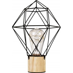 GloboStar Antler Επιτραπέζιο Διακοσμητικό Φωτιστικό LED σε Μαύρο Χρώμα GloboStar Antler Επιτραπέζιο Διακοσμητικό Φωτιστικό LED σε Μαύρο Χρώμα