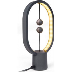 Allocacoc Heng Balance Lamp Ellipse Mini Πορτατίφ με Γκρι Καπέλο και Γκρι ΒάσηΚωδικός: DH0098DG/HBLEMN 