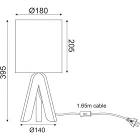 Aca Πορτατίφ με Λευκό Καπέλο και Μπεζ ΒάσηΚωδικός: TF176721TWH 