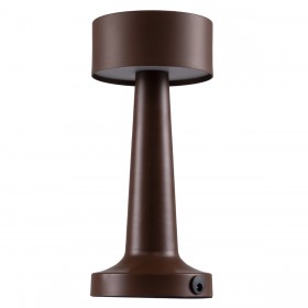 GloboStar Bella Πορτατίφ με Καφέ Καπέλο και Καφέ ΒάσηΚωδικός: 76507 