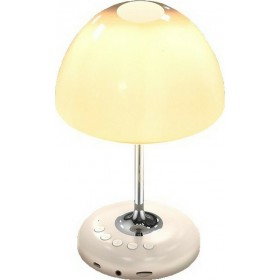 JY85 Πορτατίφ με Λευκό Καπέλο και Ασημί Βάση με Ηχείο BluetoothΚωδικός: 883655 