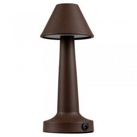 GloboStar Molly Πορτατίφ με Καφέ Καπέλο και Καφέ ΒάσηΚωδικός: 76519 