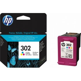 HP 302 Μελάνι Εκτυπωτή InkJet Πολλαπλό (Color) (F6U65AE)