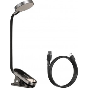 Baseus Mini Reading Clip Lamp Φωτιστικό Γραφείου με Εύκαμπτο Βραχίονα και Κλιπ σε Μαύρο ΧρώμαΚωδικός: DGRAD-0G  Baseus Mini Reading Clip Lamp Φωτιστικό Γραφείου με Εύκαμπτο Βραχίονα και Κλιπ σε Μαύρο ΧρώμαΚωδικός: DGRAD-0G