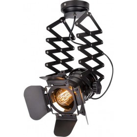 GloboStar Broadway Μονό Σποτ με Ντουί E27 σε Μαύρο Χρώμα GloboStar Broadway Μονό Σποτ με Ντουί E27 σε Μαύρο Χρώμα