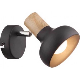 Elmark Addy Μονό Σποτ με Ντουί E14 σε Μαύρο Χρώμα Elmark Addy Μονό Σποτ με Ντουί E14 σε Μαύρο Χρώμα