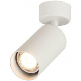 Optonica Μονό Σποτ με Ντουί GU10 σε Λευκό Χρώμα Optonica Μονό Σποτ με Ντουί GU10 σε Λευκό Χρώμα