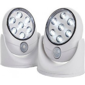 Light Angel Φωτιστικό Ασφαλείας Μπαταρίας με Ανιχνευτή Κίνησης