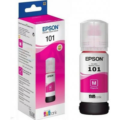 Epson 101 Ecotank Μελάνι Εκτυπωτή InkJet Ματζέντα (C13T03V34A)