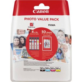 Canon CLI-581 XL Photo Value Pack Μελάνι Εκτυπωτή InkJet Πολλαπλό (Color) (2052C004)