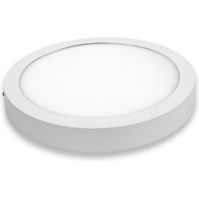 Inlight Mounted Panel Στρογγυλό Εξωτερικό LED Panel Ισχύος 20W με Θερμό Λευκό Φως 22.5x22.5εκ. 2.20.04.1 Inlight Mounted Panel Στρογγυλό Εξωτερικό LED Panel Ισχύος 20W με Θερμό Λευκό Φως 22.5x22.5εκ. 2.20.04.1