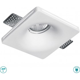 Viokef Bradley Τετράγωνο Γύψινο Χωνευτό Σποτ με Ντουί GU10 / GU5.3 σε Λευκό χρώμα 12x12cmΚωδικός: 4116200  Viokef Bradley Τετράγωνο Γύψινο Χωνευτό Σποτ με Ντουί GU10 / GU5.3 σε Λευκό χρώμα 12x12cmΚωδικός: 4116200