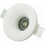 Inlight Στρογγυλό Γύψινο Χωνευτό Σποτ με Ντουί GU10 σε Λευκό χρώμα 13x13cmΚωδικός: X0002 
