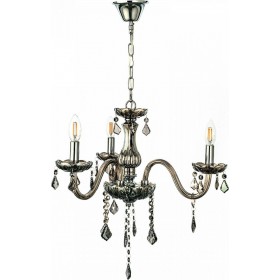 Inlight 5314-3 Πολυέλαιος 3xE14 Ø55cm με Κεράκια Διάφανος Φιμέ Inlight 5314-3 Πολυέλαιος 3xE14 Ø55cm με Κεράκια Διάφανος Φιμέ