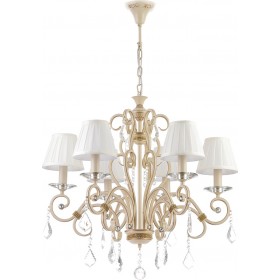 Inlight 5276-6 Πολυέλαιος 6xE14 Ø65cm με Καπέλα Μπεζ Inlight 5276-6 Πολυέλαιος 6xE14 Ø65cm με Καπέλα Μπεζ