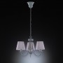 Trio Lighting Cortez Πολυέλαιος 3xE14 Ø66cm με Καπέλα Γκρι 110600378