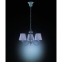 Trio Lighting Cortez Πολυέλαιος 3xE14 Ø66cm με Καπέλα Γκρι 110600378