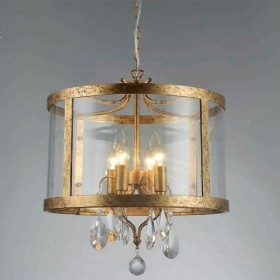 Aca AD80375 Πολυέλαιος 4xE14 Ø45cm Χρυσός Aca AD80375 Πολυέλαιος 4xE14 Ø45cm Χρυσός