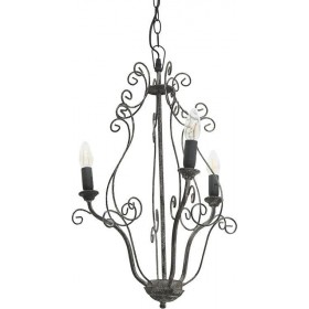 Inart Πολυέλαιος 3xE14 Ø40cm με Κεράκια Μπεζ 3-10-876-0126 Inart Πολυέλαιος 3xE14 Ø40cm με Κεράκια Μπεζ 3-10-876-0126
