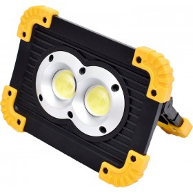 Προβολέας Ισχύος 20W Εργασίας/Επαναφορτιζόμενος σε Μαύρο χρώμα LL-812