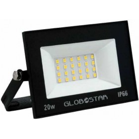 GloboStar Osiris Στεγανός Προβολέας IP66 Ισχύος 20W με Φυσικό Λευκό Φως σε Μαύρο χρώμα 12318