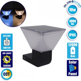 GloboStar Στεγανό Ηλιακό Φωτιστικό Επιτοίχιας Τοποθέτησης IP65 με Ανιχνευτή Κίνησης και Αισθητήρα Φωτός και Ρυθμιζόμενο Λευκό Φω GloboStar Στεγανό Ηλιακό Φωτιστικό Επιτοίχιας Τοποθέτησης IP65 με Ανιχνευτή Κίνησης και Αισθητήρα Φωτός και Ρυθμιζόμενο Λευκό Φω