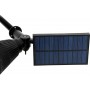 GloboStar Στεγανό Καρφωτό Ηλιακό Φωτιστικό IP67 με Ανιχνευτή Κίνησης και Αισθητήρα Φωτός και Ψυχρό Λευκό Φως σε Μαύρο Χρώμα 8571