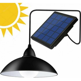 GD-8620 Στεγανό Κρεμαστό Ηλιακό Φωτιστικό IP65 με Αισθητήρα Φωτός και Ψυχρό Λευκό Φως σε Μαύρο Χρώμα PS-111506 GD-8620 Στεγανό Κρεμαστό Ηλιακό Φωτιστικό IP65 με Αισθητήρα Φωτός και Ψυχρό Λευκό Φως σε Μαύρο Χρώμα PS-111506