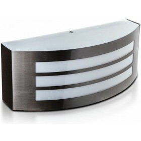 V-TAC Στεγανή Επιτοίχια Πλαφονιέρα Εξωτερικού Χώρου E27 σε Ασημί Χρώμα 7514 V-TAC Στεγανή Επιτοίχια Πλαφονιέρα Εξωτερικού Χώρου E27 σε Ασημί Χρώμα 7514