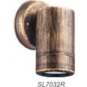 Aca Επιτοίχιο Σποτ Εξωτερικού Χώρου GU10 σε Μπρούτζινο Χρώμα SL7032R Aca Επιτοίχιο Σποτ Εξωτερικού Χώρου GU10 σε Μπρούτζινο Χρώμα SL7032R