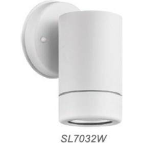 Aca Επιτοίχιο Σποτ Εξωτερικού Χώρου GU10 σε Λευκό Χρώμα SL7032W Aca Επιτοίχιο Σποτ Εξωτερικού Χώρου GU10 σε Λευκό Χρώμα SL7032W