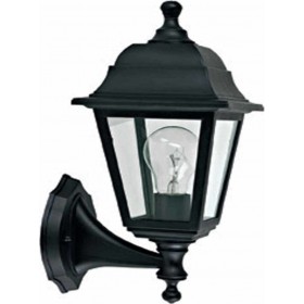 Aca Επιτοίχιο Φαναράκι Εξωτερικού Χώρου E27 σε Μαύρο Χρώμα PLGP1B