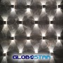 GloboStar Up Down Στεγανή Επιτοίχια Πλαφονιέρα Εξωτερικού Χώρου με Ενσωματωμένο LED σε Γκρι Χρώμα 96409