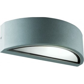 Viokef Rhodes Στεγανή Επιτοίχια Πλαφονιέρα Εξωτερικού Χώρου E27 σε Γκρι Χρώμα 4100700 Viokef Rhodes Στεγανή Επιτοίχια Πλαφονιέρα Εξωτερικού Χώρου E27 σε Γκρι Χρώμα 4100700