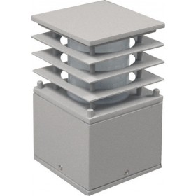 Adeleq Φωτιστικό Κολωνάκι Εξωτερικού Χώρου E27 σε Γκρι Χρώμα 9-7233206