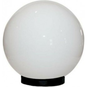 Aca Φωτιστικό Γλόμπος Εξωτερικού Χώρου E27 σε Λευκό Χρώμα AC.3532