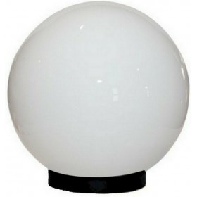 Aca Φωτιστικό Γλόμπος Εξωτερικού Χώρου E27 σε Λευκό Χρώμα AC.3530