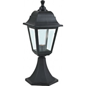 Aca Φωτιστικό Φαναράκι Εξωτερικού Χώρου E27 σε Μαύρο Χρώμα PLGQ3B