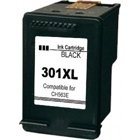 Συμβατό Μελάνι HP 301XL 480 Σελίδων 20ml Μαύρο Συμβατό Μελάνι HP 301XL 480 Σελίδων 20ml Μαύρο