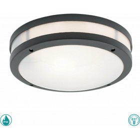 Viokef Chios Πλαφονιέρα Οροφής Εξωτερικού Χώρου E27 σε Μαύρο Χρώμα 4081701 Viokef Chios Πλαφονιέρα Οροφής Εξωτερικού Χώρου E27 σε Μαύρο Χρώμα 4081701