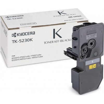 Kyocera TK-5230K Toner Μαύρο 2600 Σελίδων (1T02R90NL0)