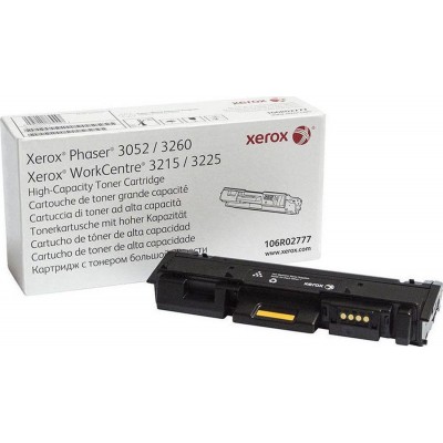 Xerox 106R02777 Toner Μαύρο High Capacity 3000 Σελίδων