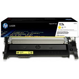 HP 117A Toner Κίτρινο 700 Σελίδων (W2072A)