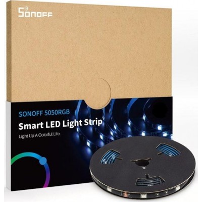 Sonoff M0802040002 L1 Smart Extension Αδιάβροχη Ταινία LED Τροφοδοσίας 12V RGB Μήκους 5m και 30 LED ανά Μέτρο Τύπου SMD5050Κωδικ