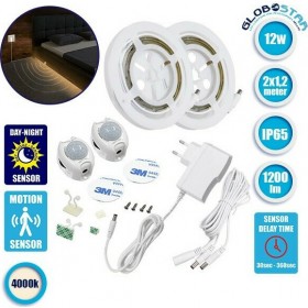 GloboStar Ταινία LED Τροφοδοσίας 220V με Φυσικό Λευκό Φως Μήκους 2x1.2m Τύπου SMD2835Κωδικός: 06015 