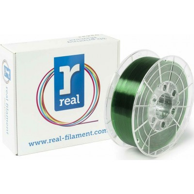 Real Filament PETG 1.75mm Translucent Green 0.5kg