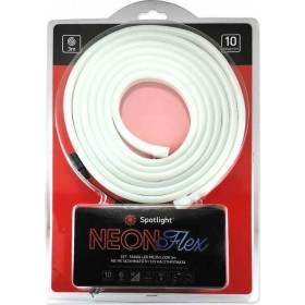 Spot Light Αδιάβροχη Ταινία Neon Flex LED Τροφοδοσίας 12V με Ψυχρό Λευκό Φως Μήκους 3m και 120 LED ανά Μέτρο με ΤροφοδοτικόΚωδικ Spot Light Αδιάβροχη Ταινία Neon Flex LED Τροφοδοσίας 12V με Ψυχρό Λευκό Φως Μήκους 3m και 120 LED ανά Μέτρο με ΤροφοδοτικόΚωδικ