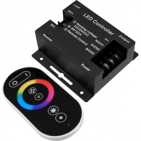GloboStar Ασύρματο RGB Controller Αφής RF με Τηλεχειριστήριο 73406