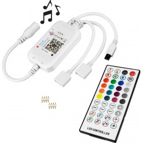 GloboStar Ασύρματο RGB Controller Bluetooth με Τηλεχειριστήριο 73431