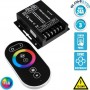 GloboStar Ασύρματο RGB Controller Αφής RF με Τηλεχειριστήριο 2.4G 73410